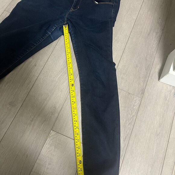 Share Gap 1969 Legging Denim Jeans Women's Size 32R Blue Dark Wash EUC - Picture 8 of 8